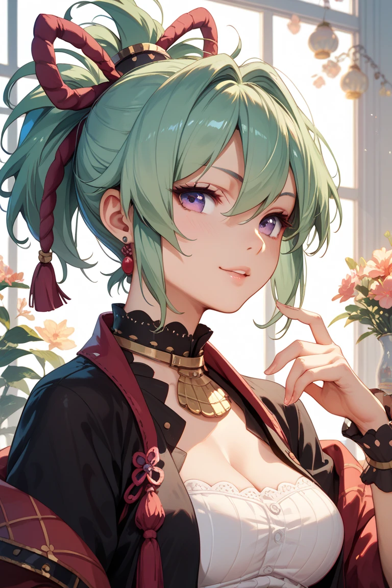 "(Masterpiece)Top quality detailed CG Unity 8k wallpapers。There is a beautiful and delicate floating feeling.、1 girl with dynamic angle and pose。blue eyess、(multicolored hair+silber hair:1.3+Red-haired:1.2+Purple hair+Yellow hair:1.3+Green hair:1.3)。White martial arts uniform、Ribbon around the neck、beautiful countenance。water dripping、clouds、Wide shot in twilight、Watercolor style"