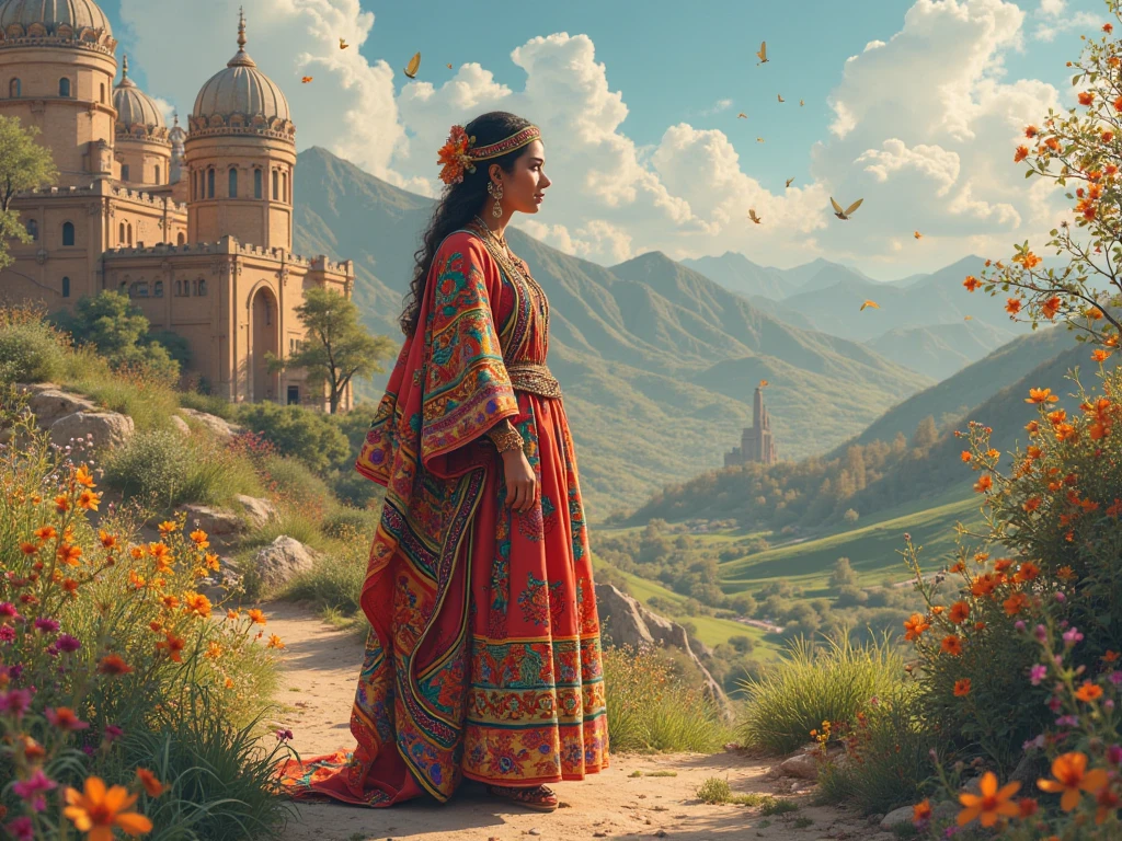 can you some details in kurdish and add my name small in one of the corner of the picture pls