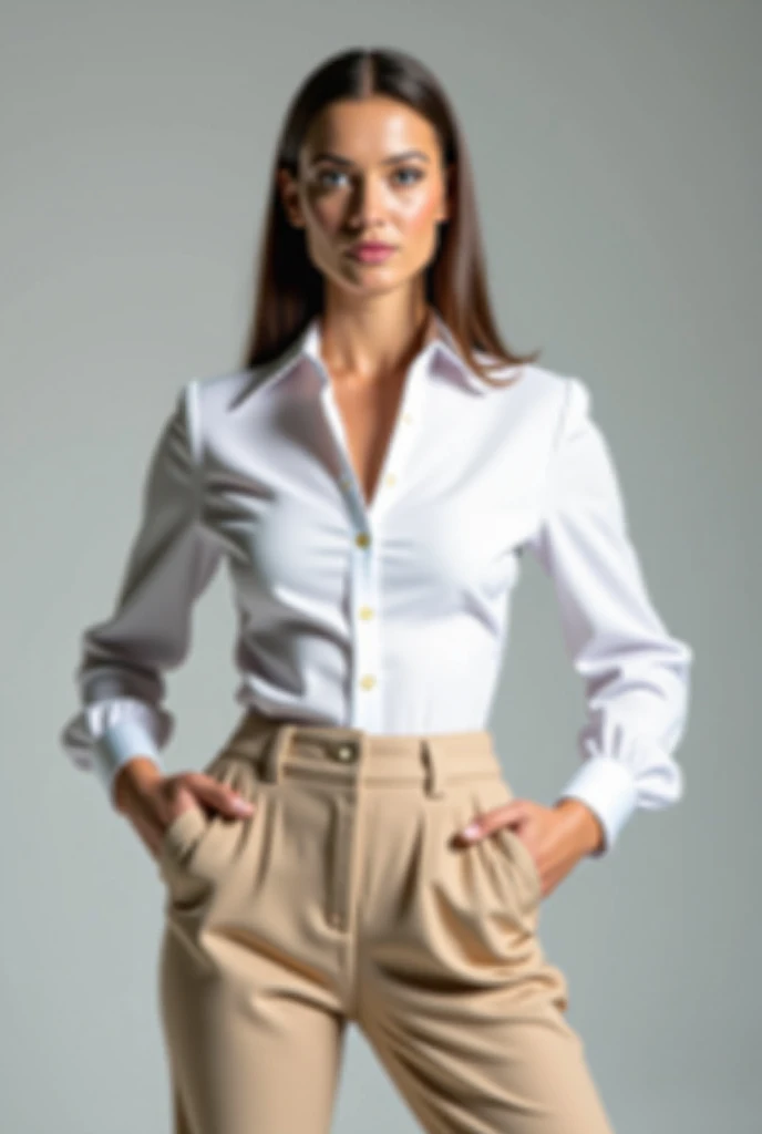 <lora:caseboon:0.9>caseboon, a woman wearing blouse and slacks, study room, (rim lighting:0.5)