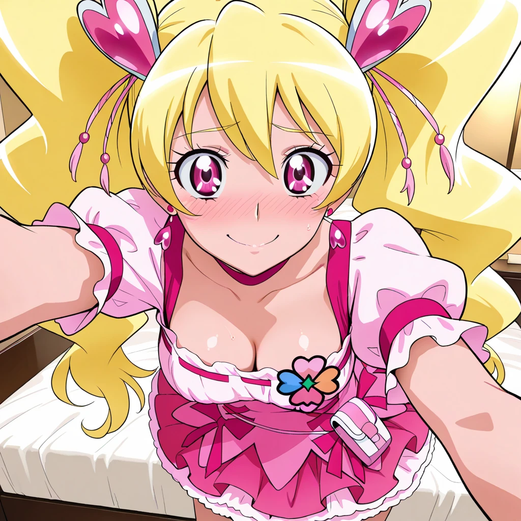 IrisChateaubriand, blonde hair, solo, 1girl, , masterpiece, expensive quality, very_expensive_solve, big_file size, full color,(completely nude:1.2),pussy,niplles,(chibi:1.2),