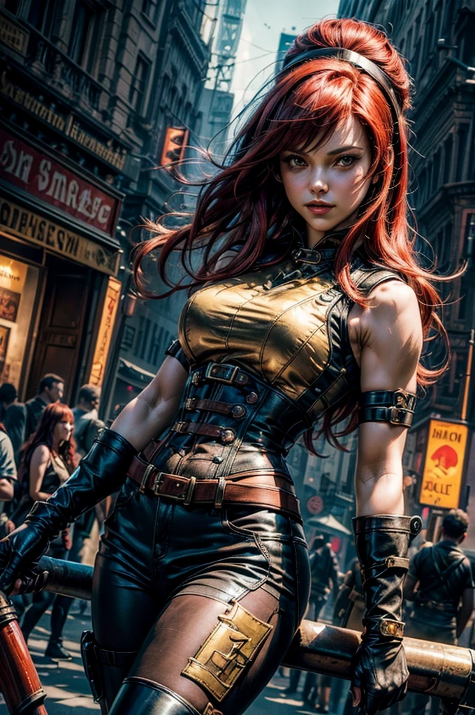 Beautiful woman detailed defined body using Spider-Man role-playing, giant breasts --auto