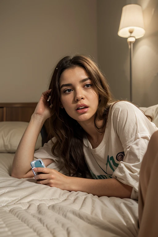 The image shows a girl lying on a bed. She is wearing a white t-shirt and pink shorts. The girl is resting her head on her hands, and her hair is styled in two buns. Her face is obscured, adding an element of mystery to the image. The bed and pillow are blue, and the background is also in deep blue tones, creating a monochromatic color scheme. The floor is made of wood and shares the same blue hue. The atmosphere of the scene is calm and mysterious, with a focus on the girl lying on the bed.The overall design combines creativity and fun, making the house look like a lively, animated character. Create цветной рендеринг zbrush. perfect cgi, cgi art created only with gradients, smooth silhouette, Create ultra sharp skin, high intensity refraction, (plastic material), most beautiful vfx, blue background, plastic refractions, glossy texture, smooth 3d model, multiple light sources, rim light, sharp post effects render, (glossy plastic texture with multiple big light probe refractions), perfect cgi, cgi art created only with gradients, smooth silhouette, high intensity refraction, (plastic material), most beautiful vfx, blue background, plastic refractions