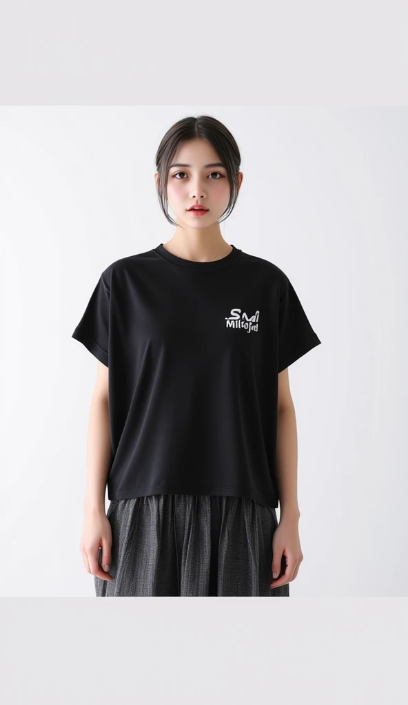 18 year old woman with boyish short hair