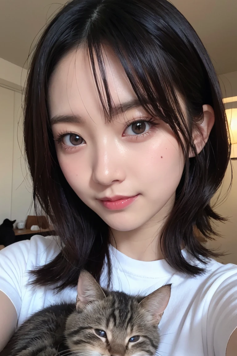 18-year-old,(((Homeless))),Korean women,Pitch black,Tattered clothes,(((The collapsed room))),(((Late night slums))),Crouching,((( in a destroyed city,Oil,Mud stains,shit,dirty))),(((Frowning,カメラをGlaring))),((((Rubble pile))),After the disaster,Very fine eye, junk,((Inside the barrack tent)),((refuge)),(((He's wearing a tattered and dirty black hoodie.,Wearing baggy pants))),(((Collapsing Building))),(((Tragic))),((photograph)),(((Fabric Shading))), (((highest quality))), (((masterpiece))) strong girl, ((((Realistic)))),,Black Hair, chic hairstyle, ((With bangs,Straight medium bob cut, nice hair)), Light makeup,Red eyes, (((I'm not wearing lipstick))), (nice, strong), (((Strong night atmosphere))), Centered Images, Looking at the camera, Elegant colors,Realistic Skin,Realistic texture,8k,whole body,Pale skin,Red iris,Expressionless,Glaring,Perfect Face,(((Big eyes)))