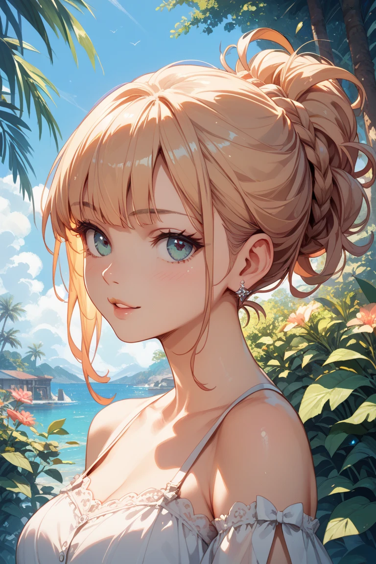 Hairstyle: wavy