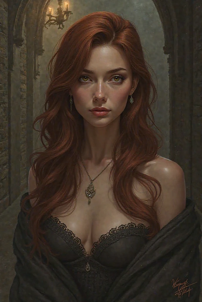 fictional character, among a little background with the inscription Danya Shelby 