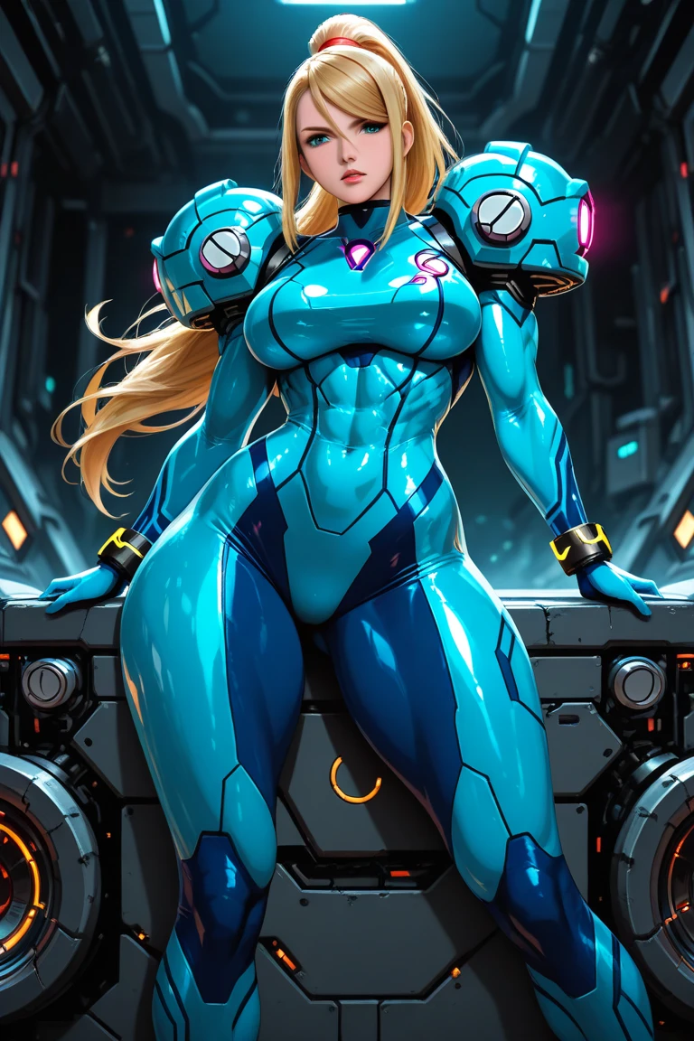 sesy woman huge tits samus amran suit abs photo realstic big legs gaint