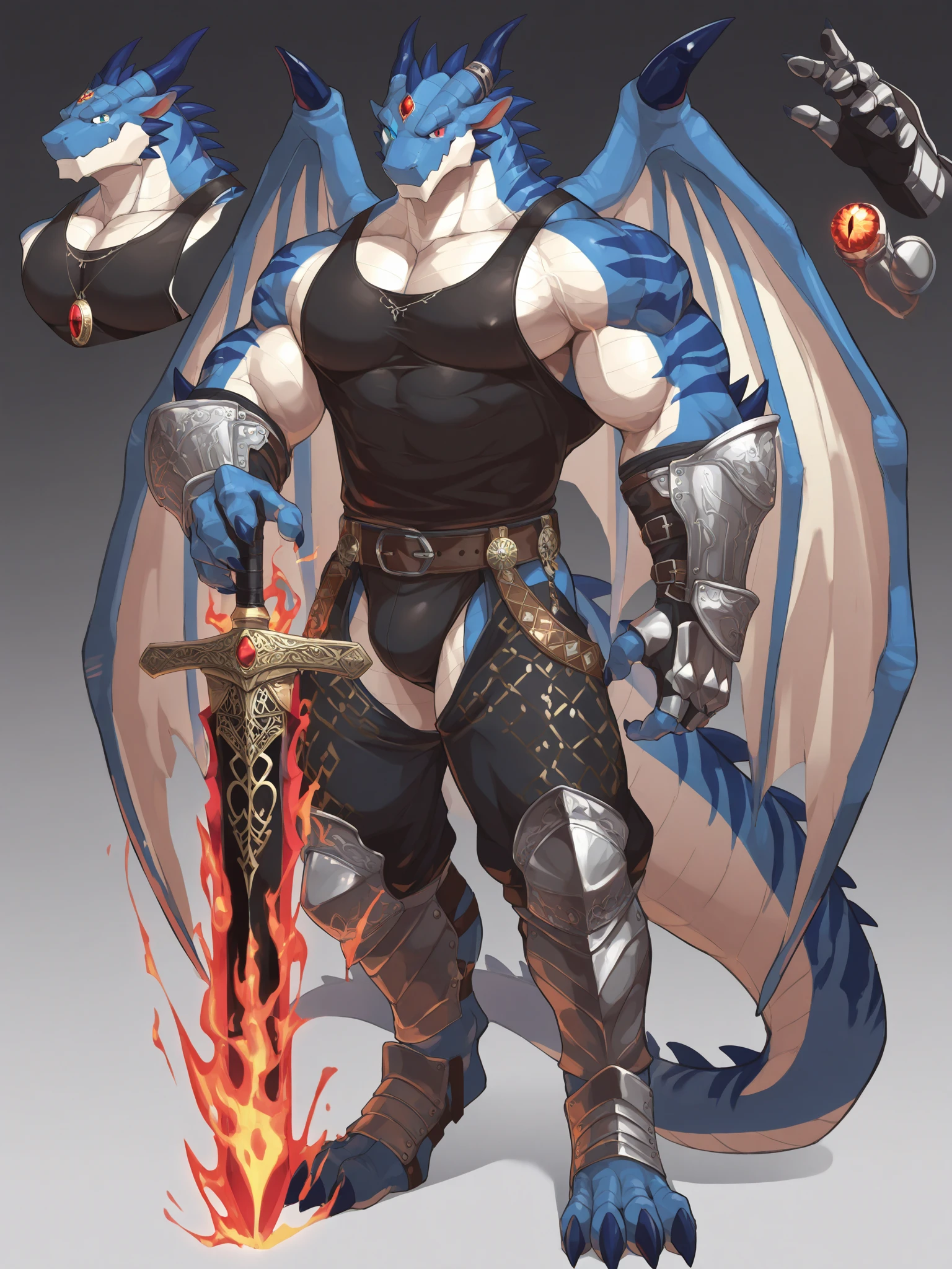 Solo Sexy young anthro scalie dragon male mercenary medieval solider, slim endomorph muscular, anthro handsome gay shorter muzzle, handsome gay model male apperance, sword scars, worn out leather skimpy armament, low on hips heavy leather belt, old very worn out skimpy dirty linen material jockstrap, old yellow dirty worn out stains on white sawn jockstrap, very visible "x" brown seam pattern on the jockstrap, studded skimpy armlets breastplate armor, skimpy breastplate, grey sharp husk, leather bondages, fingerless leather gloves, smelly unwashed husk, dirty body look, desert battlefield, standing in sexy victorious position above me, agressive dirty playfull grin, he is looking down into my eyes, first person view of view from ground under his close jockstrap