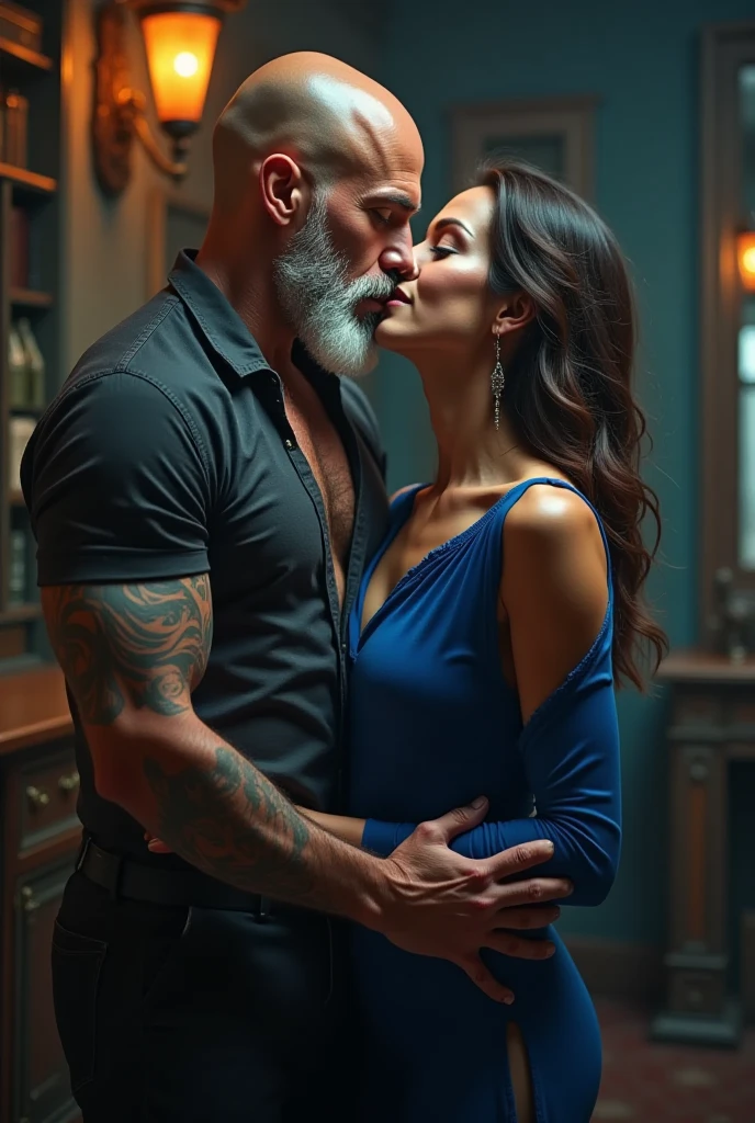 Muscular shirtless old man kissing sexy hot dark skinned indian modelling girl,girl in sexy tight cleavage stomach showing sexy shoulderless white checked bra and sexy tight white checked pleated belt mini skirt and sexy heels,hot body,old man holding sexy girl and sitting her on his center lap face to face,girl kissing and hugging old man very tightly, , kiss, in the office,ADD MORE DETAILS, DETAILS ENHANCER, DETAILS RENDERING,1000×1500 sharp focus cgi, photorealistic, high detail, realistic, masterpiece, absurdres, best quality, HDR, high quality, high-definition, extremely detailed, 8k wallpaper, intricate details, 8K uhd, Full-HD, (realistic photo:1.2), contrast, harsh lighting, cinematic lighting, natural lighting, hard light, backlighting, global illumination, ambient occlusion