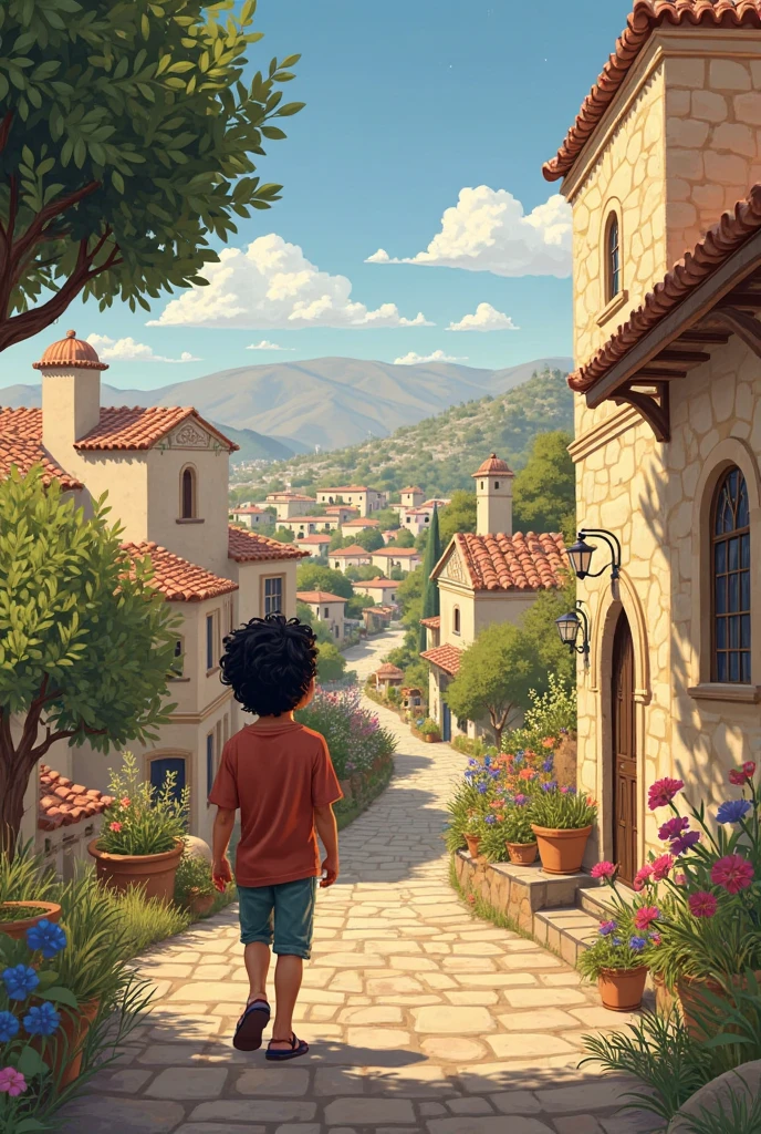 In a quiet village nestled among ancient hills, where olive trees have grown for thousands of years, lived a boy named Sami.