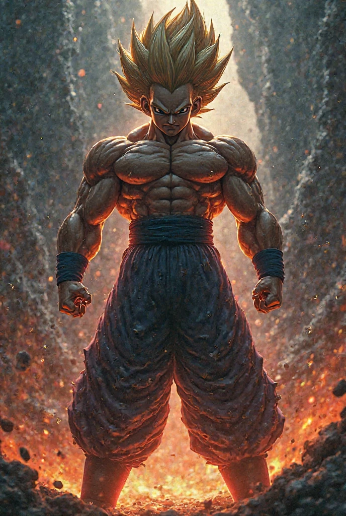 Goku fused with Frieza