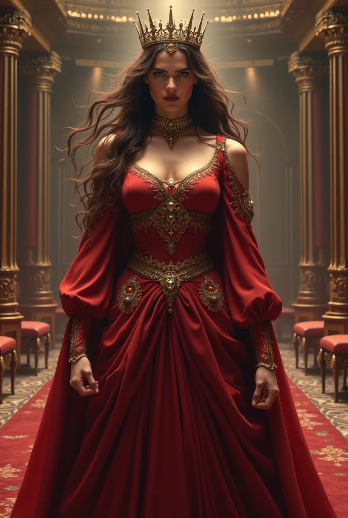 Create an angry princess waiting for me