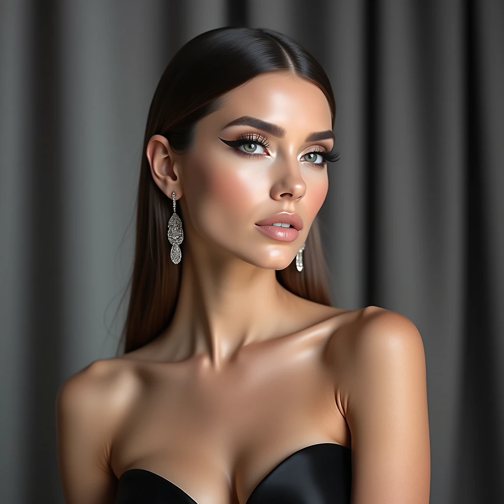 a beautiful feminine man, slim androgynous body, delicate facial features, full lips, intense bedroom eyes, long eyelashes, flowing hair, striking sensual poses, intense erotic gaze,chiaroscuro lighting, dramatic shadows, cinematic composition, vibrant colors, hyperrealistic, artgerm style, hyper detailed, 8k, photorealistic