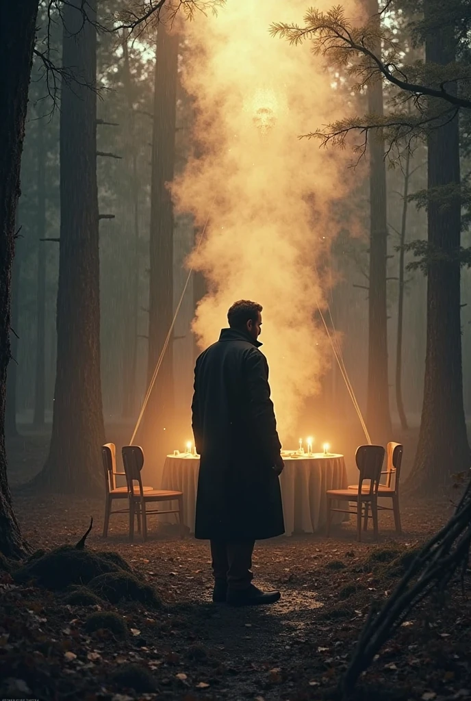 🔥 20 Ultra-Engaging, Cinematic AI Image Prompts for Viral Visual Storytelling
(Handcrafted to match your script and stand out in a crowded feed)

1. "A lone man in a drenched black coat standing in the center of a dark forest, rain falling, a golden light breaking through the trees behind him—his face unreadable, but his posture radiates quiet strength"
➤ Viral Hook: The rebirth after heartbreak begins here.

2. "A man pouring his heart out over dinner, candlelight flickering, as the woman across the table slowly fades into smoke—symbolizing oversharing and emotional vulnerability gone wrong"
➤ Emotional Visual for Rule 1: Not every story deserves an audience.

3. "A rugged man sitting alone in a rustic cabin surrounded by snow-covered mountains, journal open, fire crackling—his face illuminated with self-realization"
➤ Solitude as elevation, not exile.

4. "A ghost-like figure of a woman holding puppet strings attached to a tired, hollow-eyed man, who is slowly unhooking them one by one"
➤ Metaphor for reclaiming time and agency.

5. "A man in a crowd holding a trophy, but no one notices. The spotlight is only on him. He smiles—not for them, but for himself."
➤ Personal pride > public validation.

6. "A man underwater in a bathtub, hands gripping the sides, eyes wide open—his phone floating above, messages unread. Complete burnout visualized."
➤ Viral representation of being the therapist in a one-sided relationship.

7. "A party scene where everyone is dancing, but one man’s reflection in a mirror shows him looking completely different—masked in public, lost in private"
➤ The cost of wearing a social mask too long.

8. "A professional man in a corporate office, staring at a ’s drawing of a community center pinned to his wall—his real dream quietly haunting him"
➤ Visual gut punch for Rule 7: shrink to fit? Never again.

9. "A table set for five, only one man sitting, checking his phone with missed calls from ‘Mom’, ‘Best Friend’, and ‘Sis’—he looks regretful