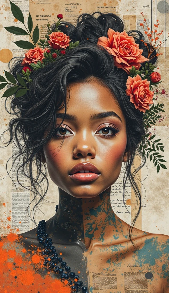 collage for wall portrait