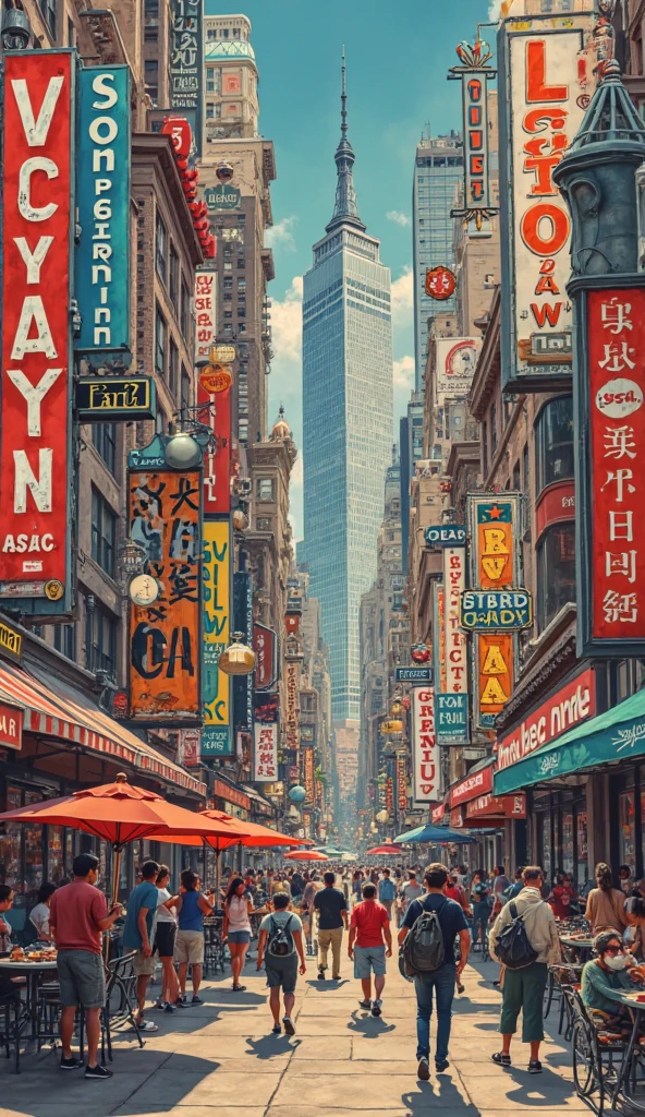 Collage from American cities
