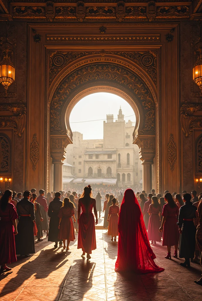 The city of Tangier and the theater 