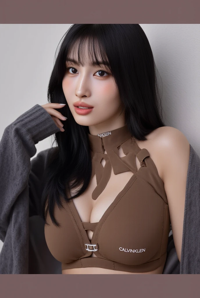MagazineCover,virginKillerSweater, Side Chest, (Sleeveless:1.2), cleavage_Cutout