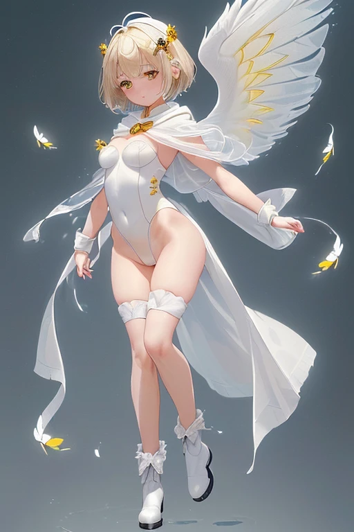 beautiful transparent flower fairy baby, Transparent colorful feathers, the cane waving in the wind、The cane shone in the starlight,golden cane,Beautiful blue sky and white clouds、the girl has transparent wings、smile gently、(((fullnude:1.5)))), Beautiful garden background、gentle and transparent,correct anatomy, delicate pattern,pink rose space, soft lighting, ( Bokeh),masterpiece, Super detailed, magnificent composition, highest quality, 8K,Epic romantic fantasy digital art,Epic fairy tale fantasy digital art,Mythical fantasy,UHD resolution,Detailed detail drawing,Realistic,非常にRealisticな,cinematic lighting,award winning photos,rich colors,Ultra-realistic life-like textures,dramatic lighting