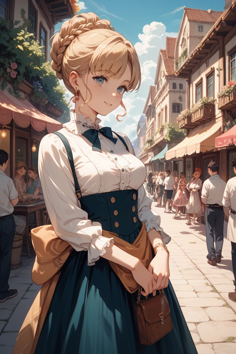 prairie anime style background without people