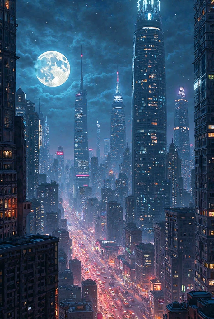 Beautiful night cityscape