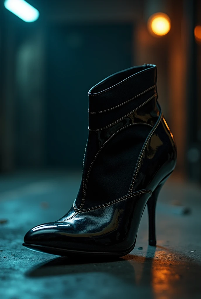 glossy XL stiletto toenails that are venomous