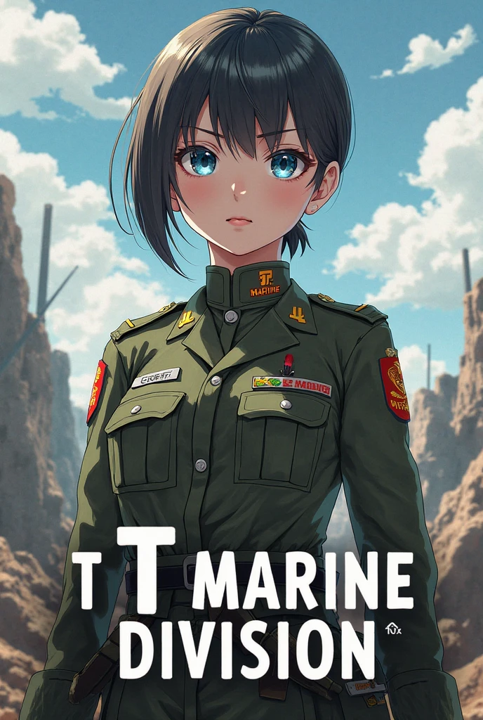 A pirate flag with the letters mjm in that same order anime