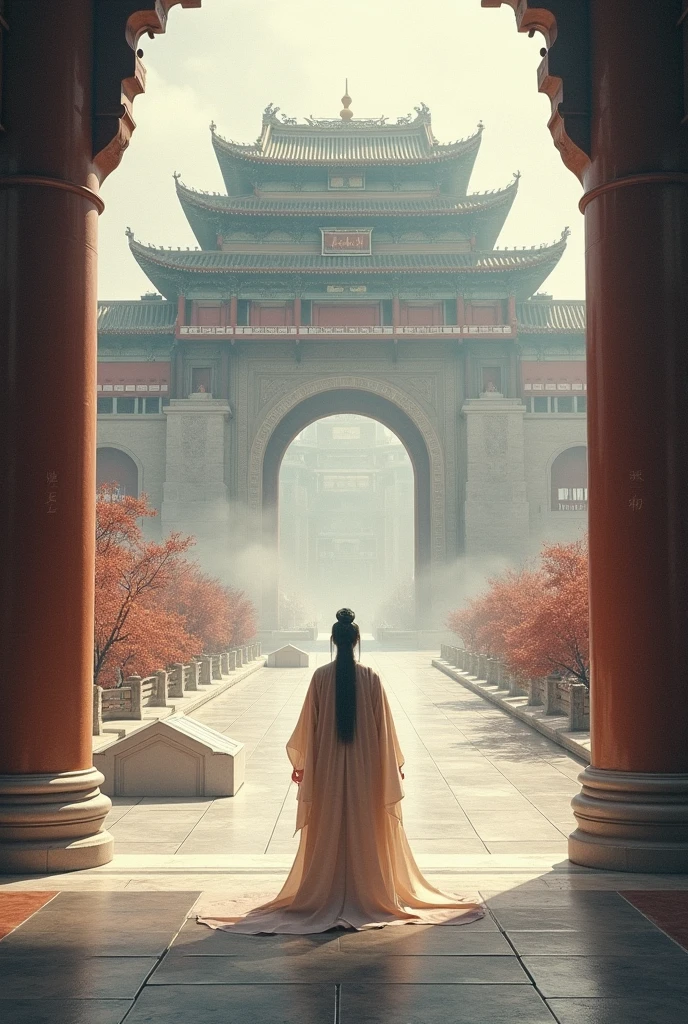 I want a vision. He's standing in front of the Chu Palace