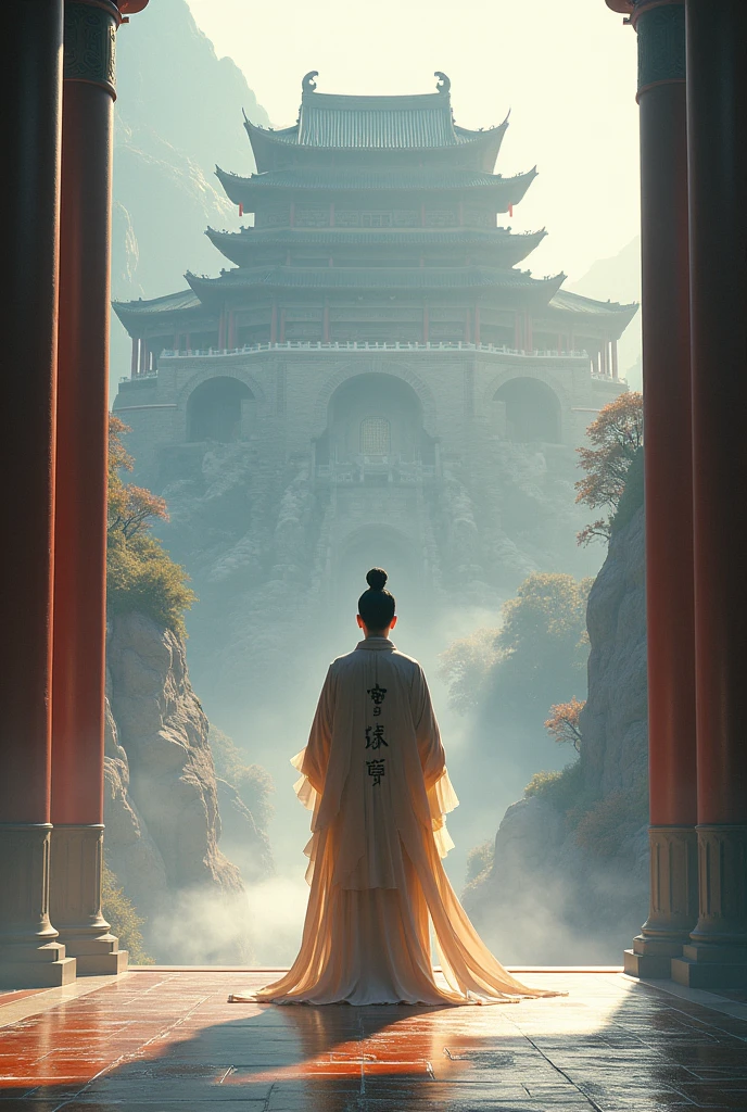 I want a vision. He's standing in front of the Chu Palace