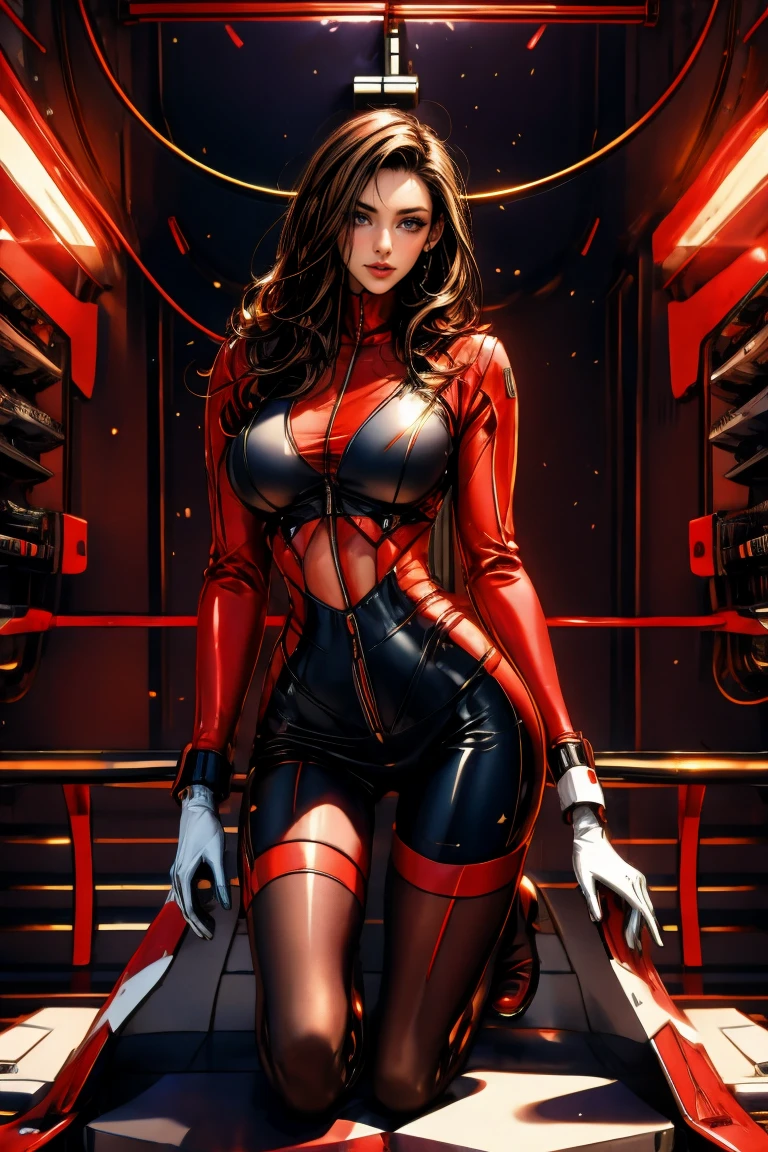 (Character: one very beautiful women hugging (cute face dutch lara,black hair,reddish hair) (Clothing: ((transparent Latex bodysuit,big leather harness,seamless suit,arms bound)))(Background: fetish , red lights) ((Style: Shiniez, masterpiece, best quality, fine detail, perfect face))