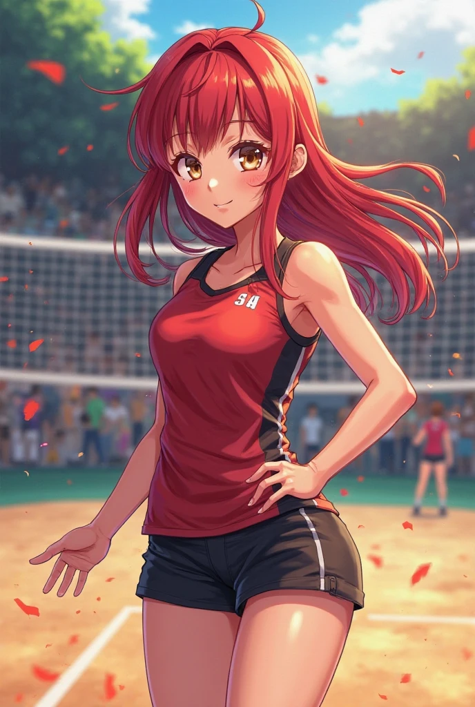 Generame an anime female athlete
