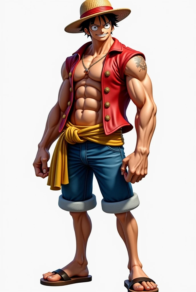 Olhos malvados, dentes de piranha+pirata, humano, homem+rpg, full body, estilo one piece