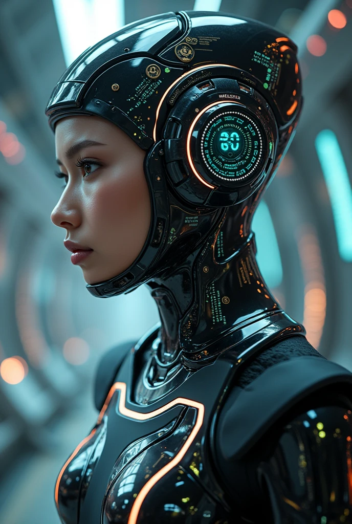 in that same environment , Sophisticated biô collar with about 6 computers