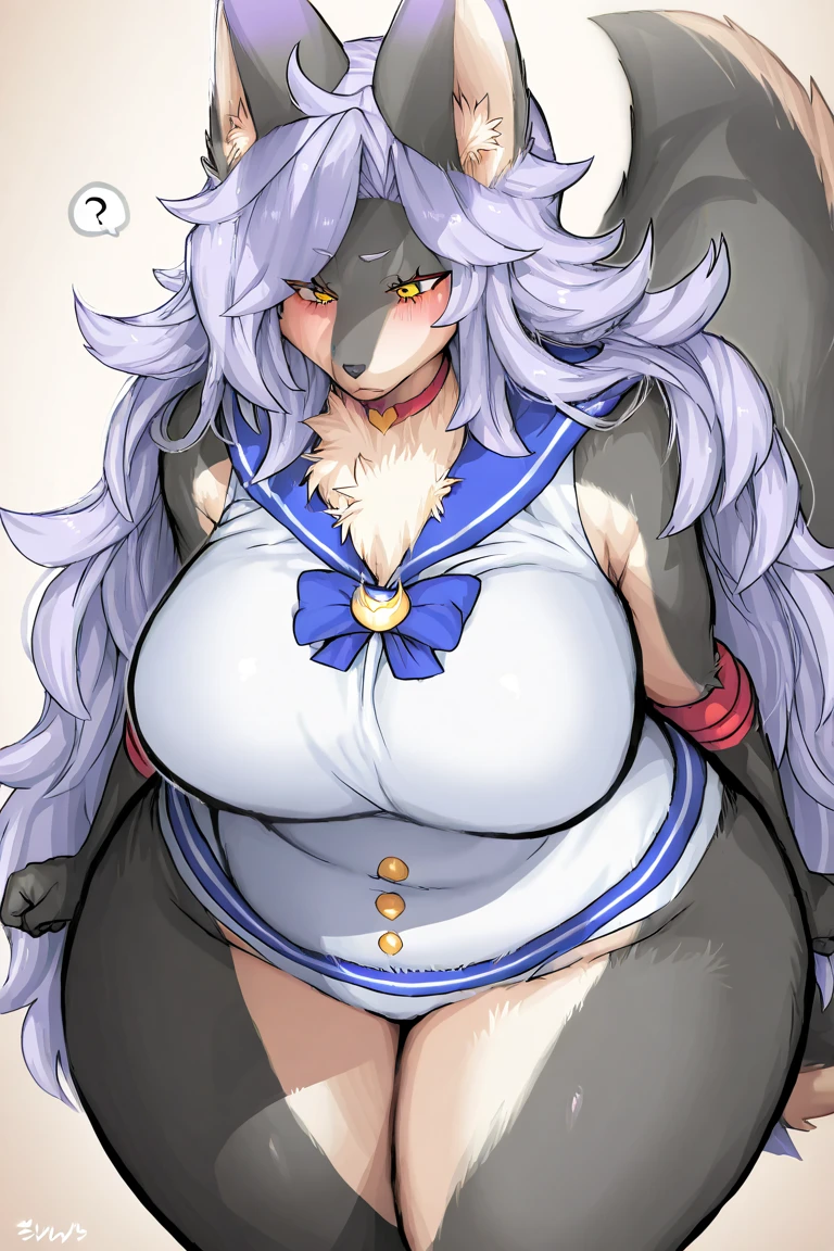 (solo) female anthro snow leopard, long fluffy hair, snow leopard, (big breasts:1.5), attractive, ((school uniform)) , garter belt toghts,  fit body, snow leopard tail,(thick thighs:1.5), thicc, freckles, freckles on face, smug eyes, (happy sexual expression, moaning with open mouth and tongue out viseble saliva), she is laying on the bed look to the viewer , on back, violet background, simple background, thick thighs  (front view)