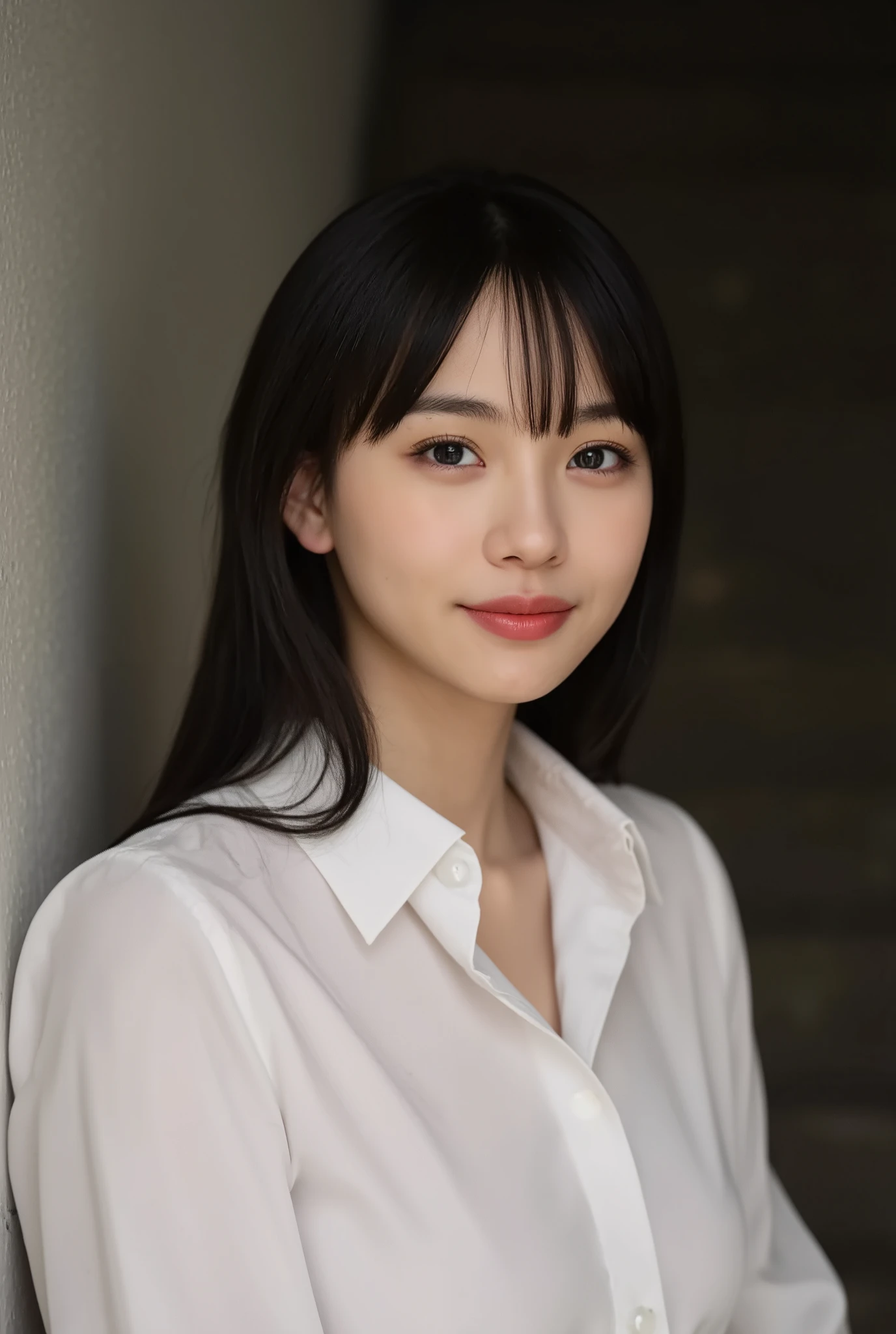 ((Highest quality)), ((masterpiece)), (detailed),Perfect Face,Japanese,Fair skin,Upper Body,Long Hair,Women's Ana Style,blouse,Mature Woman
