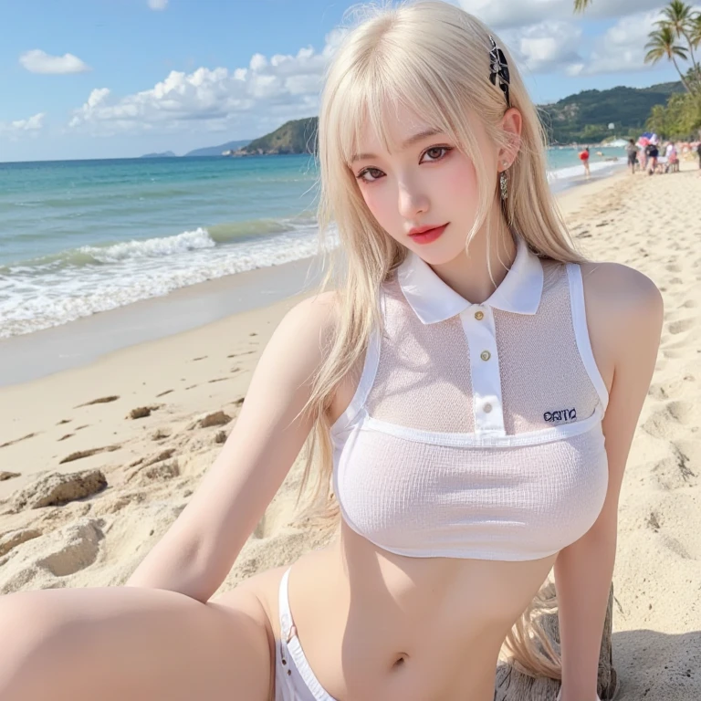 Best quality,masterpiece,Ultra high resolution,(photorealistic:1.4)1 girl,Beautiful_face,Detailed skin,whole body,Yuhuoshu,jewelry,One,earrings,(fire:1.3),blurred,realistic,lips,