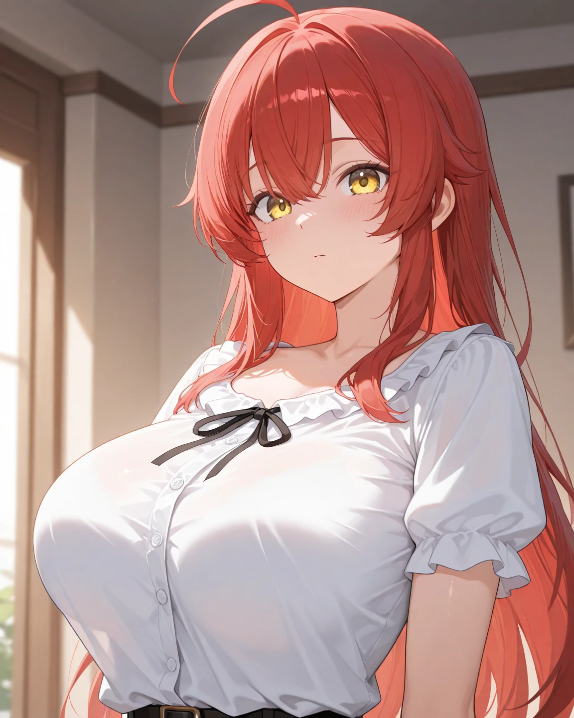 score_9, score_8_up, score_7_up, source_anime, best quality, clear face, Nami, orange hair, orange eyes, long hair, gigantic breasts, nipple breasts, perfect body, standing, looking at viewer, shocked, see through dress, white clothes, dynamic angle, indoor, wet clothes,blushing,embrassed,see though clothes,big boob,hands on boob, view from below,bend over,ripped clothes
INFO
Size
585X1024
Date