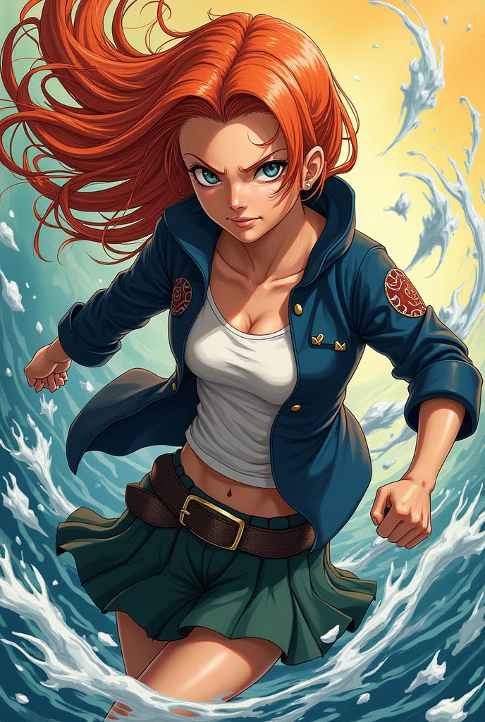Nami in manga by Naruto Shipuden

