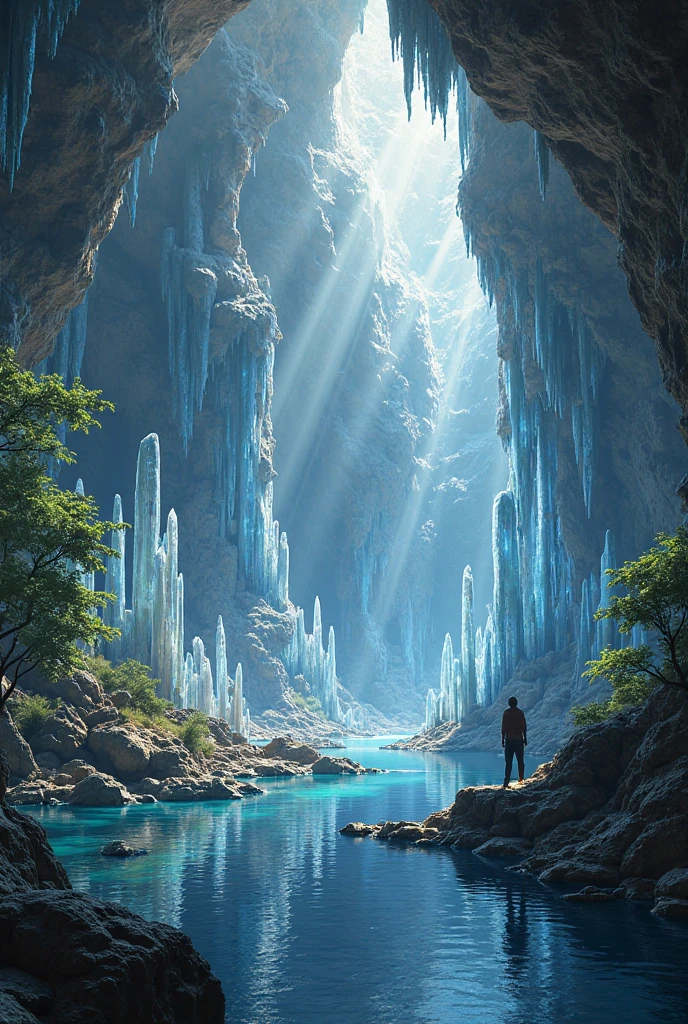 Crystal Cave in Mexico 