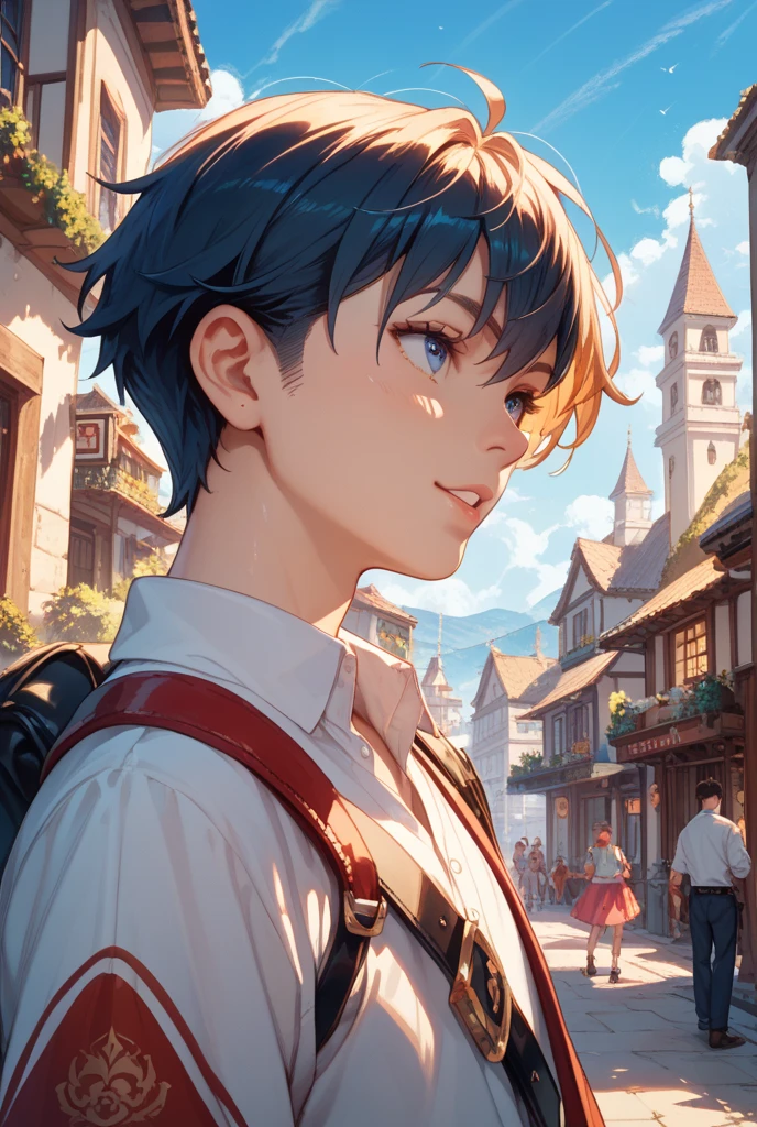 A young swordsman who uses fire