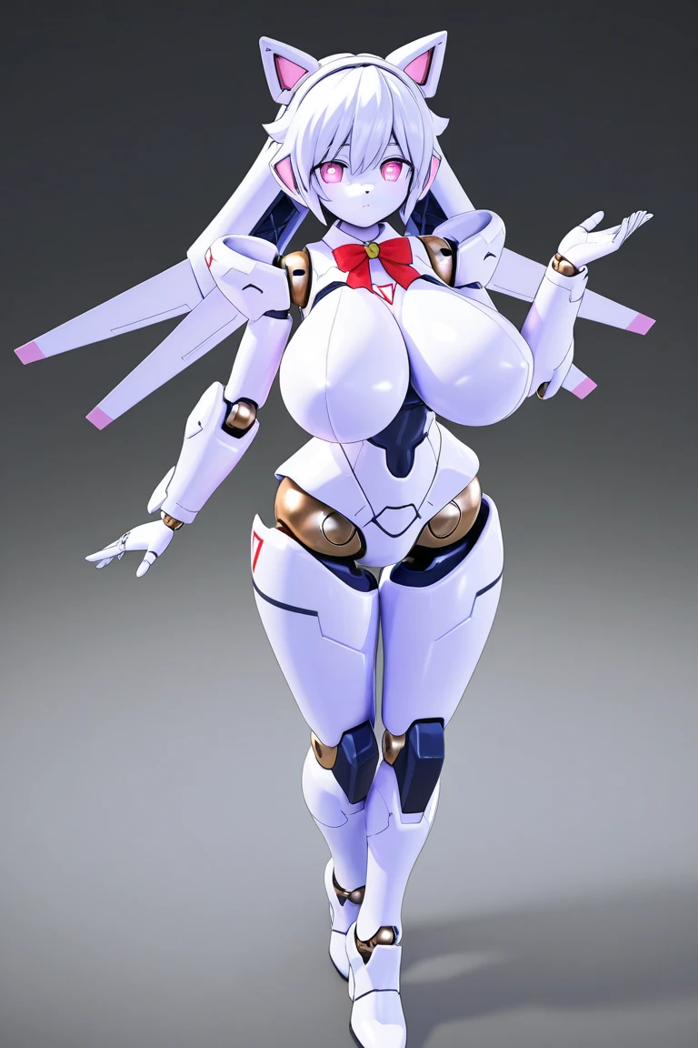 {(japanese young girl)}, ((wears a futuristic Gundam mecha)),(She is fused with Gundam:1.5), with headgear, with v-fin , ((unarmored cleavage)), ((unarmored stomach)), ((unarmored upper arms)), ((unarmored face)), (unarmored hands), (unarmored waist), ((unarmored thighs)), (unarmored ankles), japanese girl wear light blue and white striped pantie under armor,
full body:1.5,
3D rendering,
portrait female anime,
cute 3d anime rendering,
cute detailed digital art,
3D rendering stylized,
3D renderingされたキャラクター アート 8k,
cute digital painting,
Anime style 3D,
Super detailed rendering,
weapon in hand,