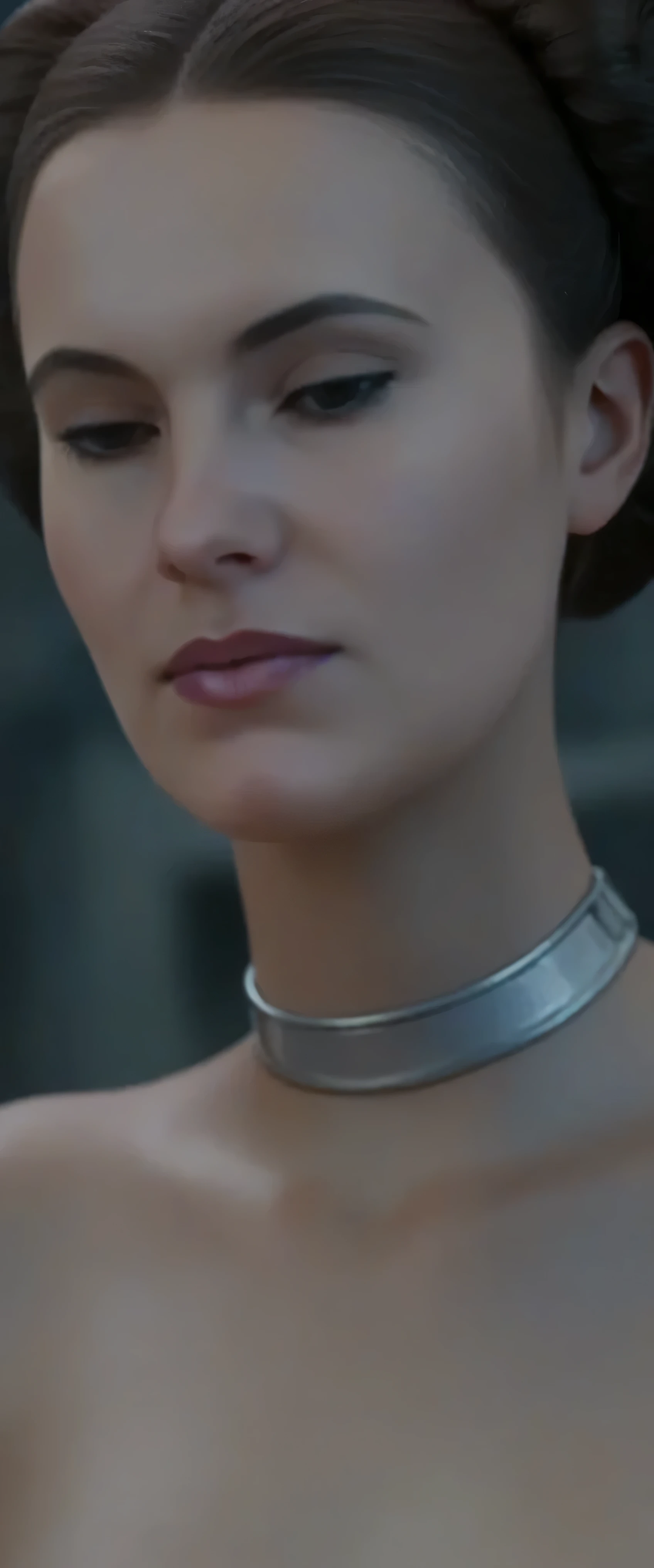 Princess Leia in erotic slave outfit at alien dungeon.