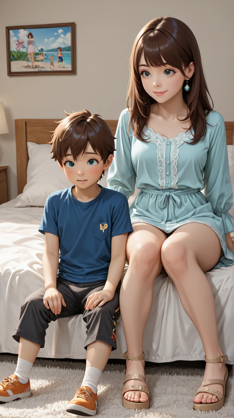 Max Video Quality,one Shota,Beautiful and enchanting older sister and boy