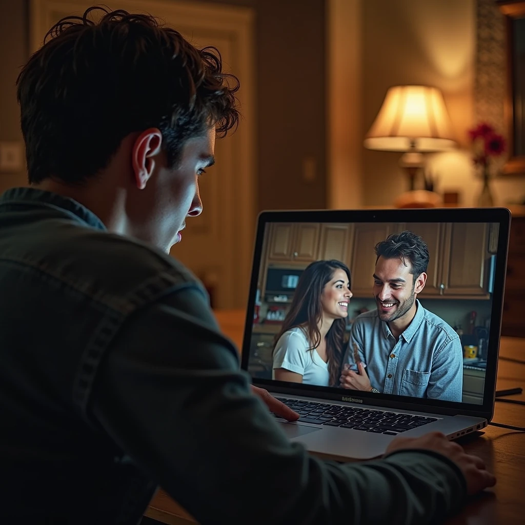Boyfriend click his girlfriend pictures long distance