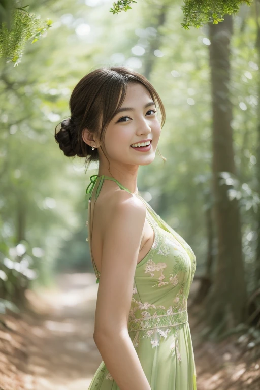 (Master parts:1.2),Best quality,Pisif,Taoist,(Meditation:1.1), soio,A sexy girl ,Meditation cross-legged， Bright green magic matrix, Floats，Transparent,Realistic