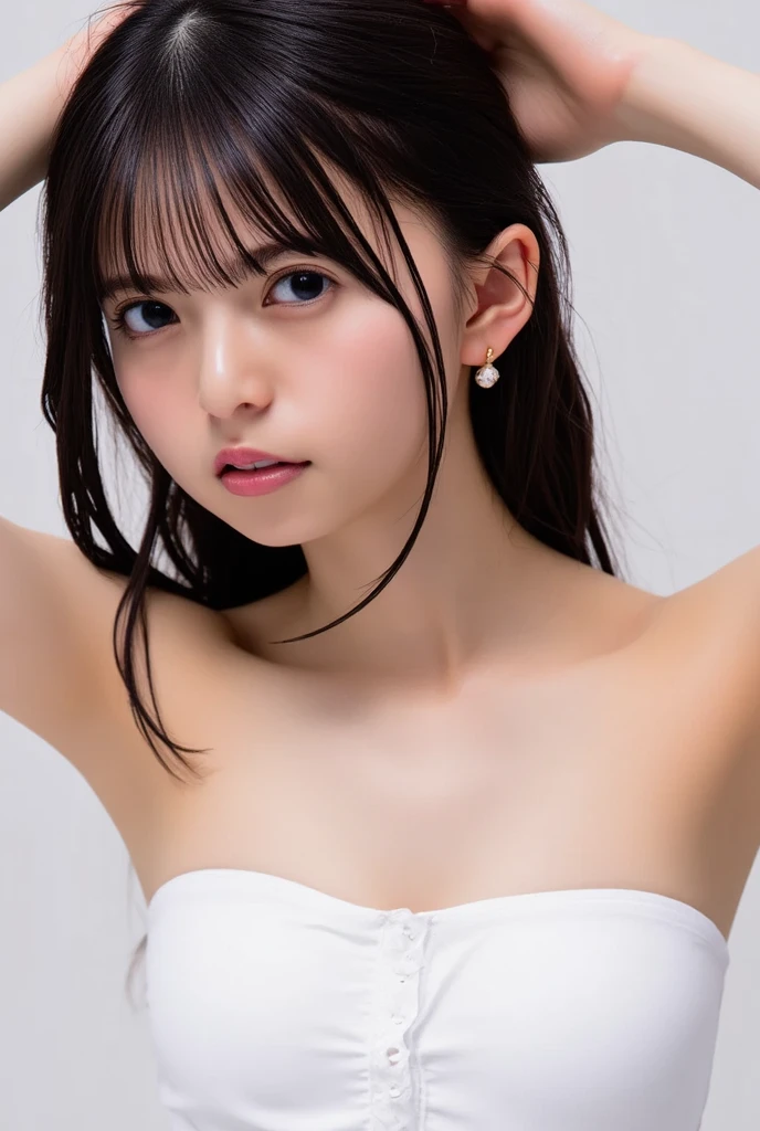 cut
(Small Tits), (18-year-old), (very small head), dawn, sunlight, (Perfect body:1.1), (short hair, Wavy Hair, Pink Hair), (8K), (Very delicate and beautiful), (Highest quality:1.0), (Realistic), Realistic Shadows, (High resolution:1.0), Detailed skin, Very detailed, the body is slim, (Beautiful Hair, Real Hair, Thin Hair), blush, Realistic, Realistic Face, Realistic eyes, Small eyes, smile, (((colorful))), (eyeliner), (mascara), (eye shadow), whole body、Open leg pose、Nipples、naked、Thick pubic hair、ponytail