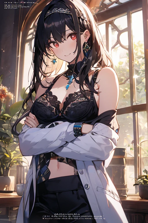 Anime boy in lingerie