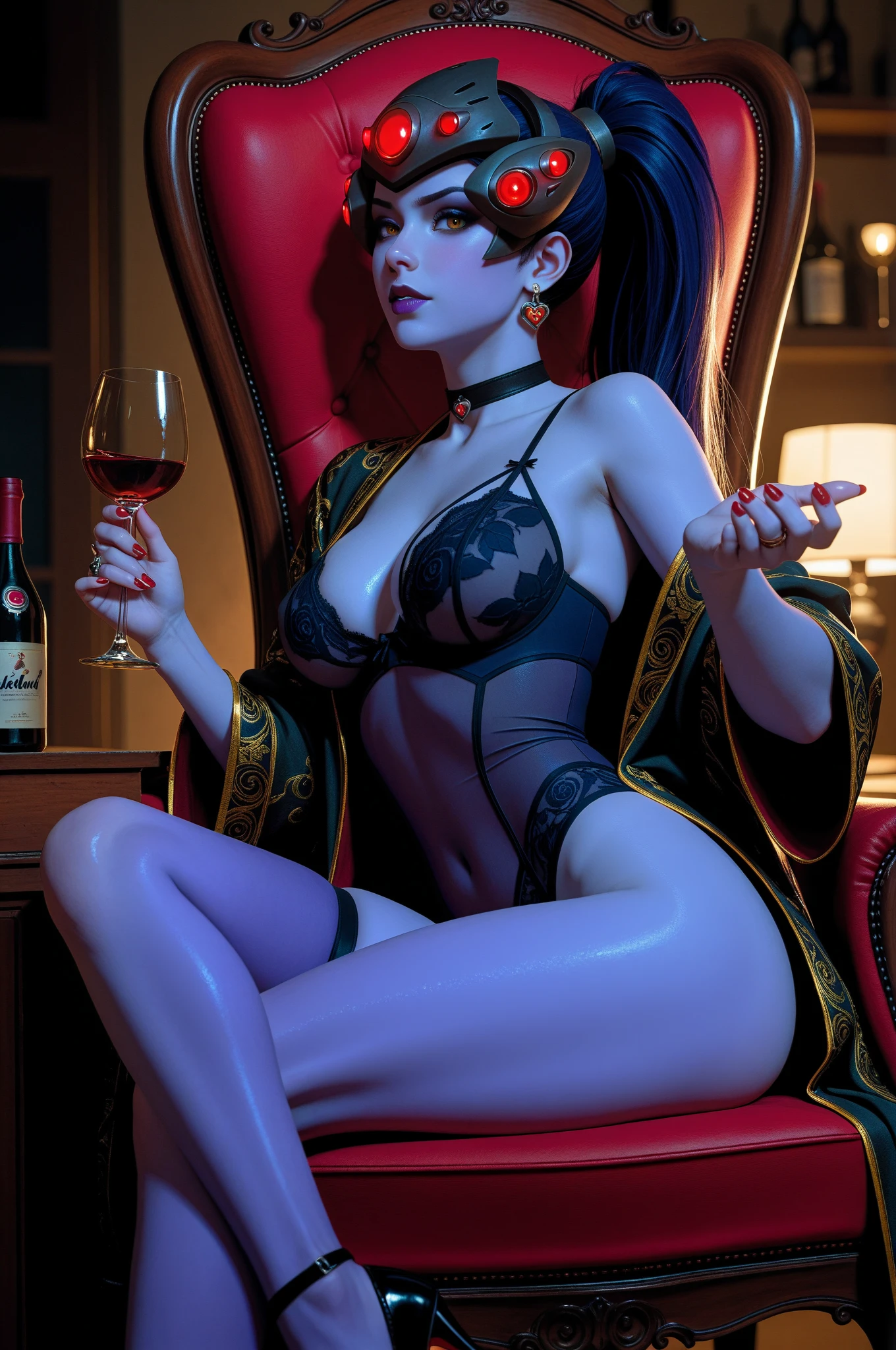 ((best quality)), ((masterpiece)), (detailed), seductive, alluring, luxury 1girl, beautiful face, detailed face, (eye contact:1.1), intricte face, orgasm face, (purple latex bodysuit),(1boy:1.3), sex, (penetration1.4), ((penis penetrating pussy)), closeup, vaginal, pov, vaginal penetration, cowgirl, spread legs, 1girl, anus, asshole, uncensored,navel,wet,sweat,soggy, cum in pussy, (puffy nipples:1.1), purple lipstick, makeup, sex highres, extremely detailed pussy, (intricate hairstyle:1.3) bedroom, (night:1.4), (darkness:1.4), (dark room:1.3) <lora:Wrise_Widowmaker:0.5> <lora:PSCowgirl:1> <lora:jkPuffyNipples_V01:0.7> <lora:orgasmFace_v10:0.8>