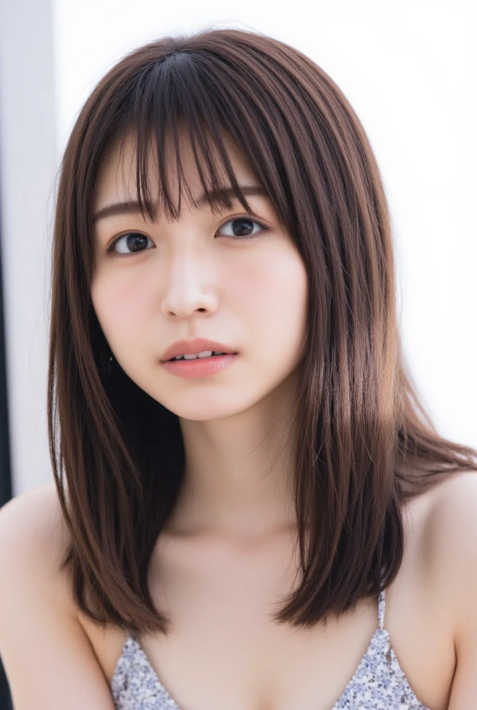 one girl,solo, (a beauty girl, delicate girl:1.3), (16 years old:1.3),very long hair,
break, ,((nsfw,public indecency,open clothes,bare breast,show off nipple,nipple,Small areola)),
break, very fine eyes,light smile, (symmetrical eyes:1.3),
break, (school gate, sunset:1.3), perfectly trimmed fingers,
break, small breasts, brown eyes, parted bangs, brown hair,
break, (eyes and faces with detailed:1.0),
break, (masterpiece, best quality, ultra detailed, detailed face, 8k)