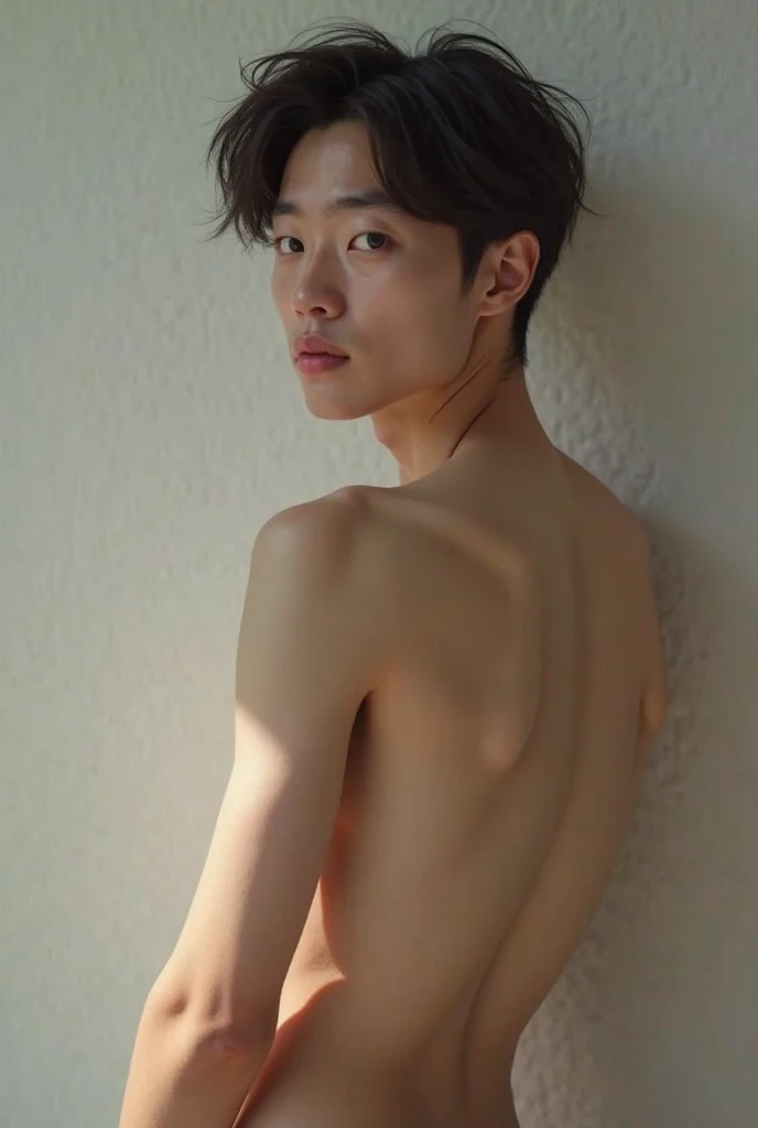 1boy、Cute handsome man、Japanese male, 、handsome man、Mash Hair、Completely naked、Full nudity、erection、Huge penis、Highest quality、Realistic、beautiful、Sad look、Cover your penis with both hands、Inside the office、Surrounded by old men in suits、完全Completely naked、Full nudity、Cover your penis with your hand、A student is filming with a smartphone